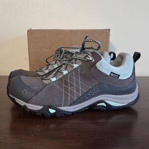 Oboz Sapphire Low Hiking/Trail Shoes Womens Size 7 Gray EUC